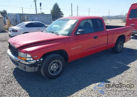 1998 Dodge Dakota Slt/Sport из США, поврежденный, VIN 1B7GL22Y9WS515290